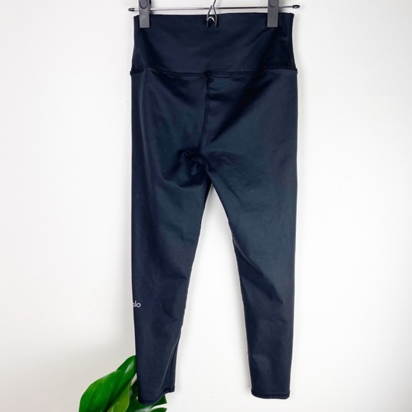 alo yoga high rise airbrush cropped leggings 21” - Picture 2 of 5